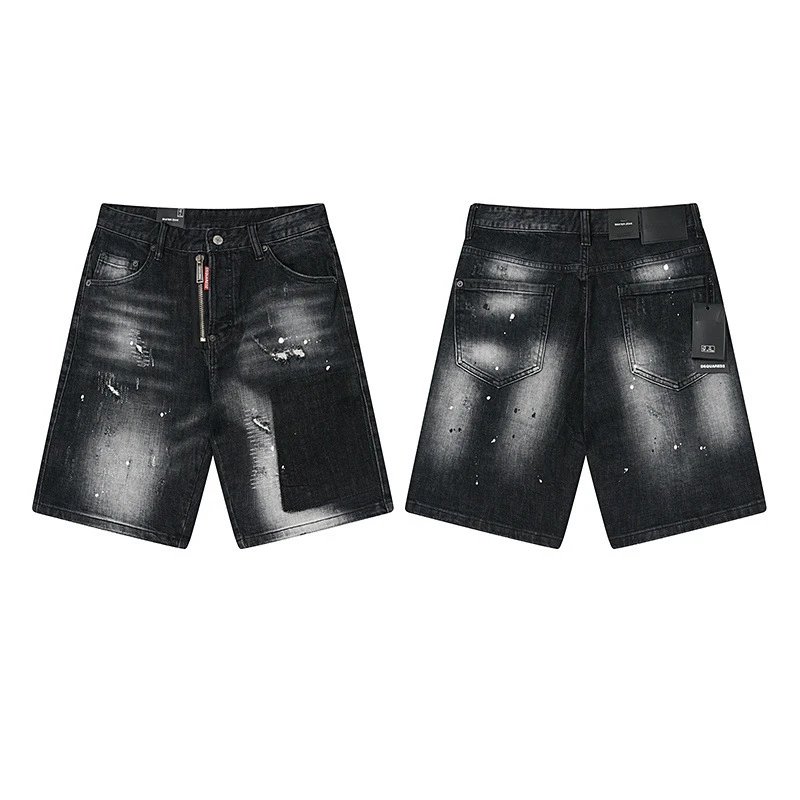 Dsquared2 Shorts Distressed washed denim — 2035