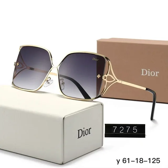 Dior Eyewear 7275 oversized square metal-frame sunglasses product detail image 4