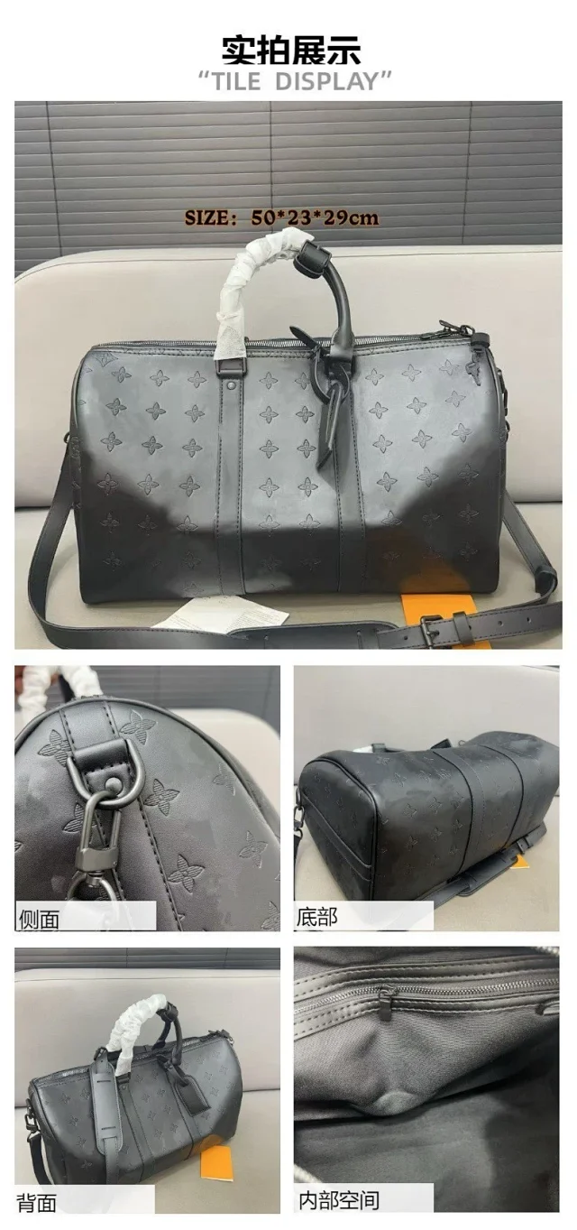 Louis Vuitton Monogram travel duffel bag product detail image 8