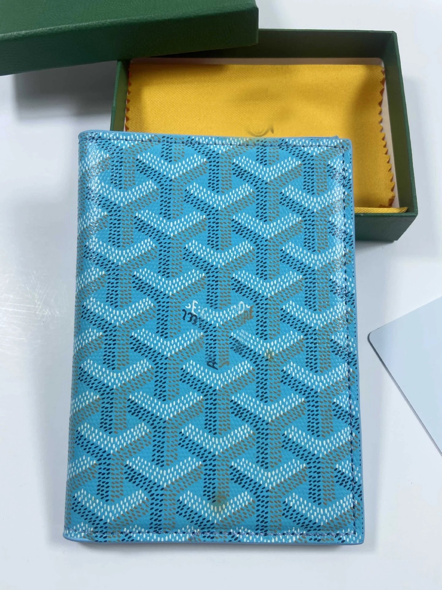 Goyard Wallets & Card Holders A90 Bifold Holder — Light blue