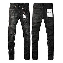 Purpul Jeans Slim distressed paint-splatter product detail image 20
