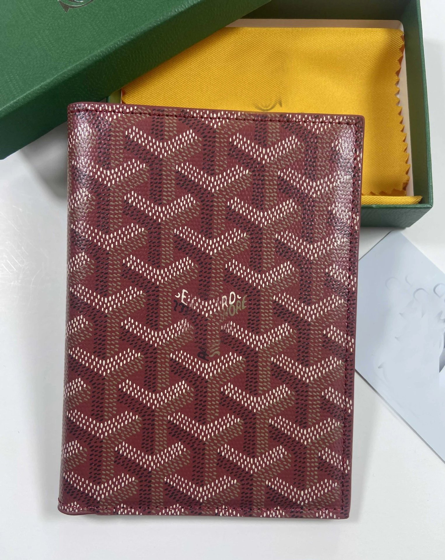 Goyard Wallets & Card Holders A90 Bifold Holder — Wine red