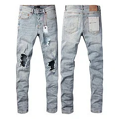 Purpul Jeans Slim distressed paint-splatter product detail image 40