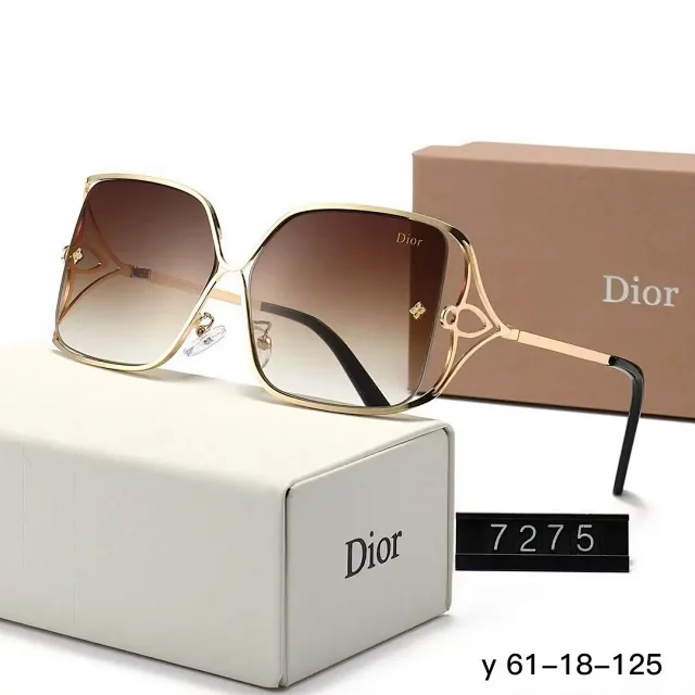 Dior Eyewear 7275 oversized square metal-frame sunglasses product detail image 2