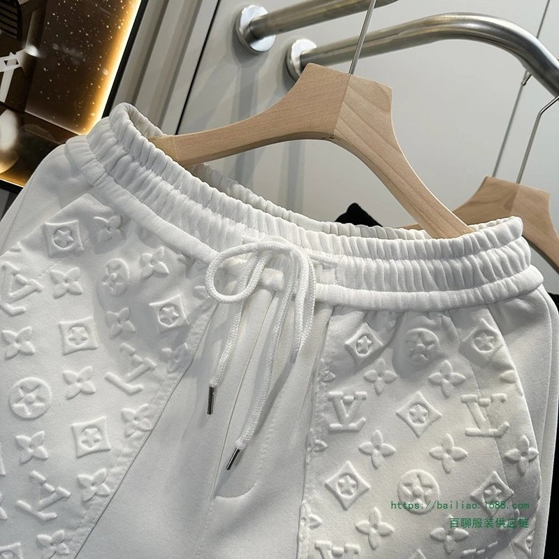 Louis Vuitton Shorts Embossed Monogram Pocket Drawstring image 4
