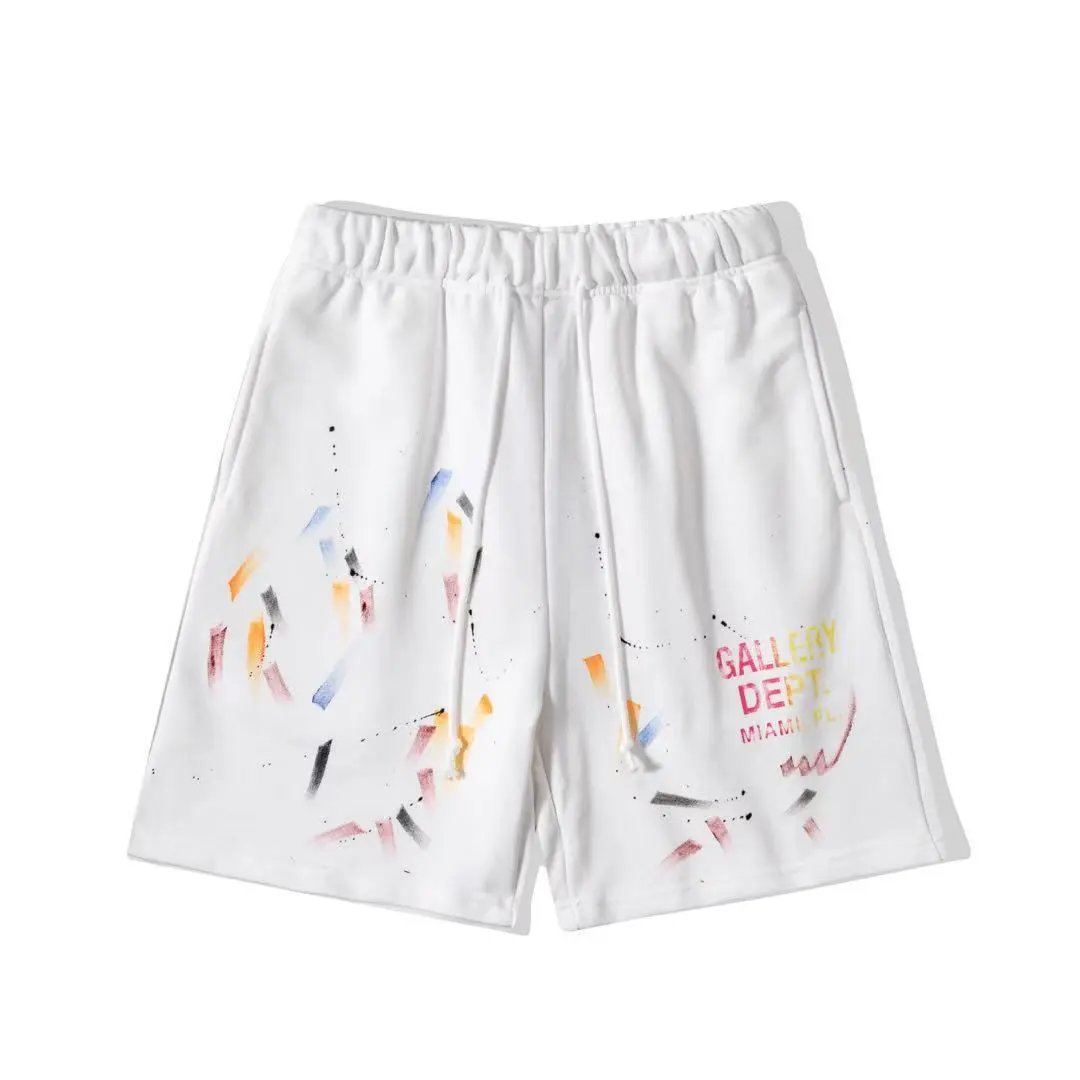 Gallery Dept. Trousers Elastic-Waist Drawstring Sweatpants — D27 White
