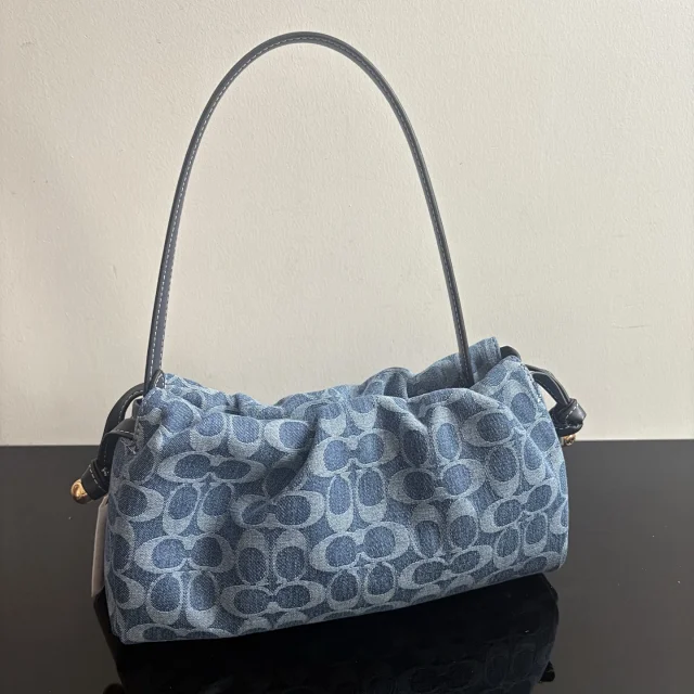 Coach Signature C canvas drawstring bag product detail image 6
