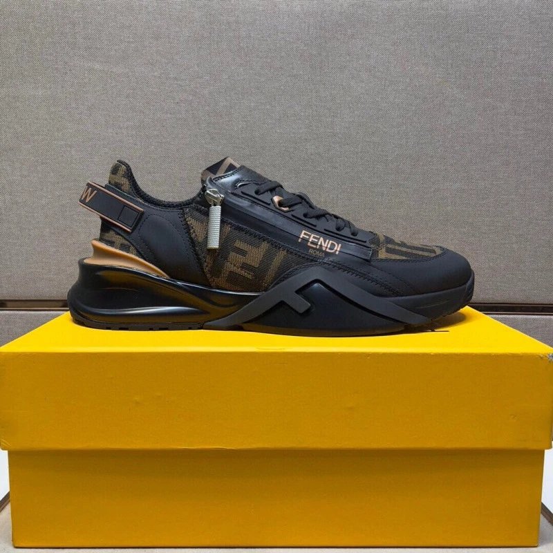 Fendi Sneakers Flow with FF monogram panels image 3