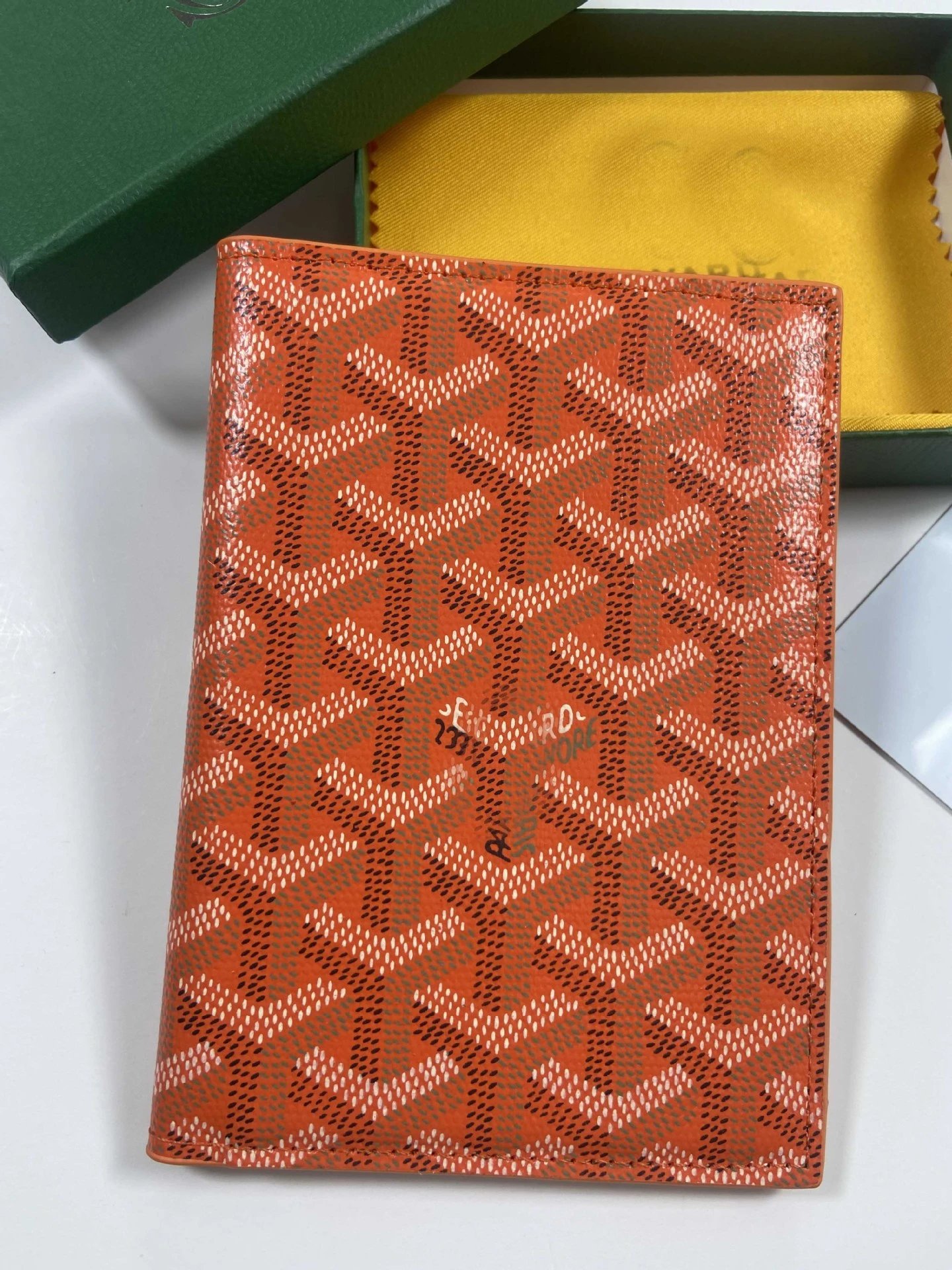 Goyard Wallets & Card Holders A90 Bifold Holder — Orange
