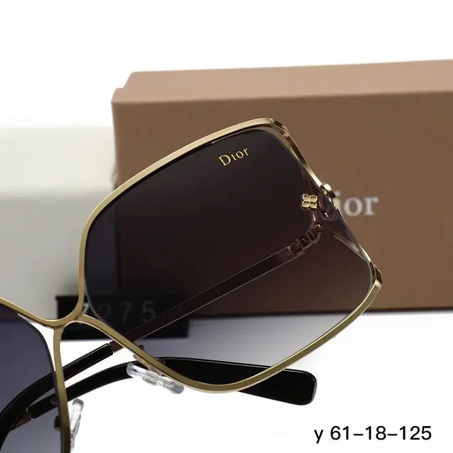 Dior Eyewear 7275 oversized square metal-frame sunglasses product detail image 7