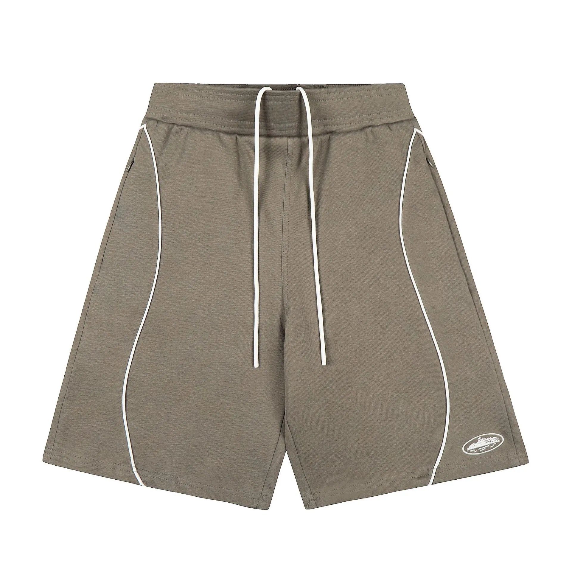 Corteiz Shorts Alcatraz logo print — 69903 gray (shorts)