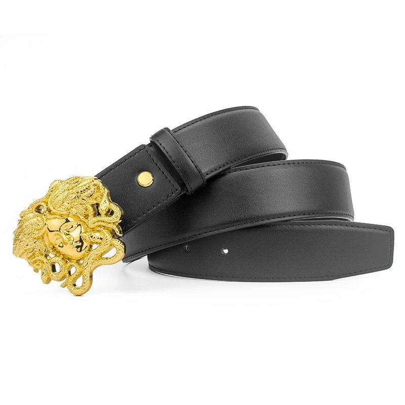 ZUER Belts Snake-haired face buckle image 3