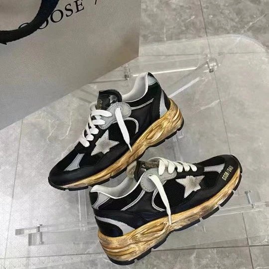 Golden Goose Sneakers Dad-Star Star-Panel — Slate gray
