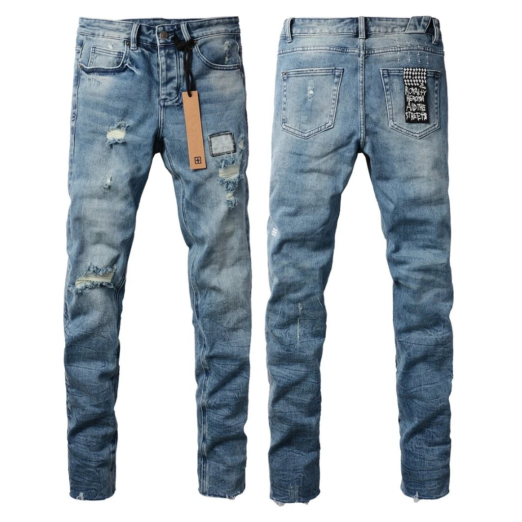 Unbranded Jeans Distressed slim-fit — 3007