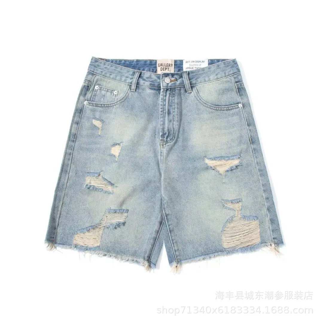 Gallery Dept. Trousers Elastic-Waist Drawstring Sweatpants — d 05 Blue