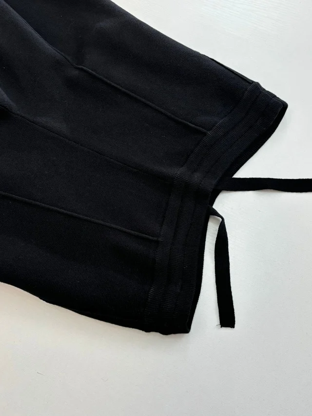 Unbranded Contrast-trim knit cardigan and trousers product detail image 14