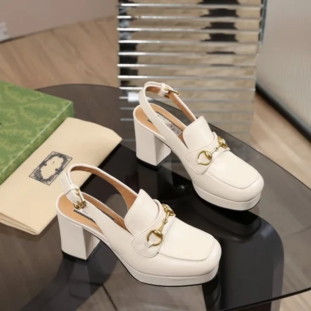 Gucci High Heels Platform Slingback Horsebit product detail image 5