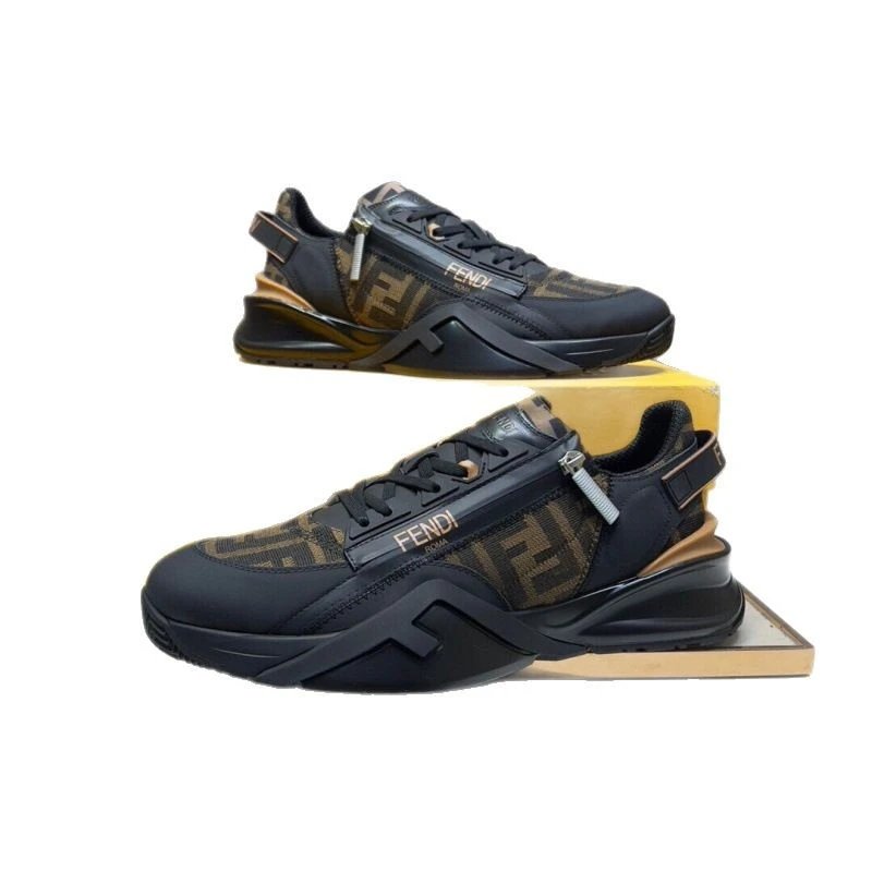 Fendi Sneakers Flow with FF monogram panels image 5