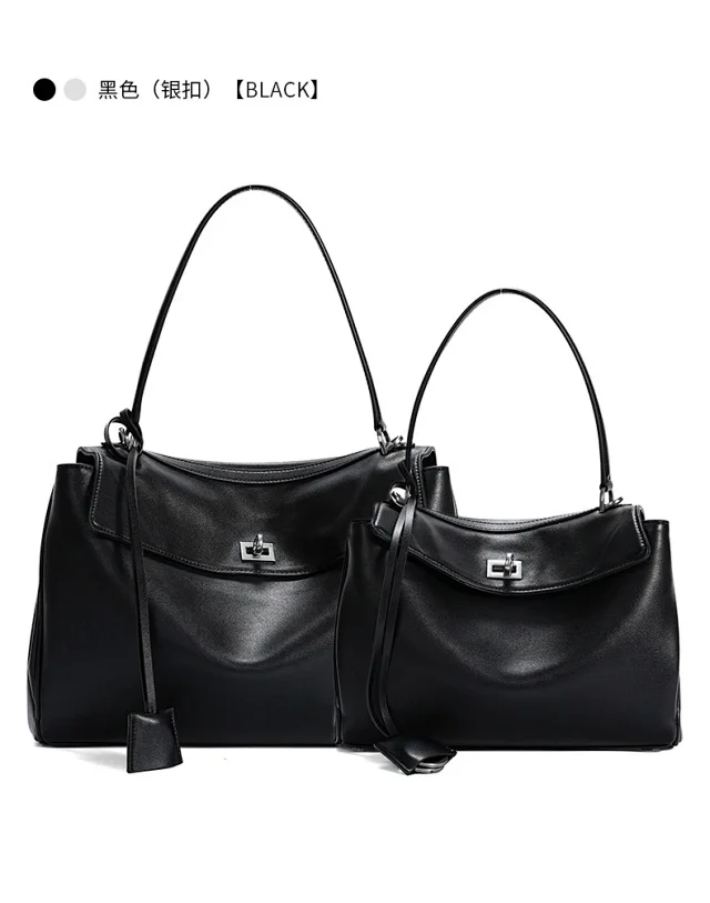 Unbranded Handbags Top-handle handbag with flap and turn-lock closure product detail image 17
