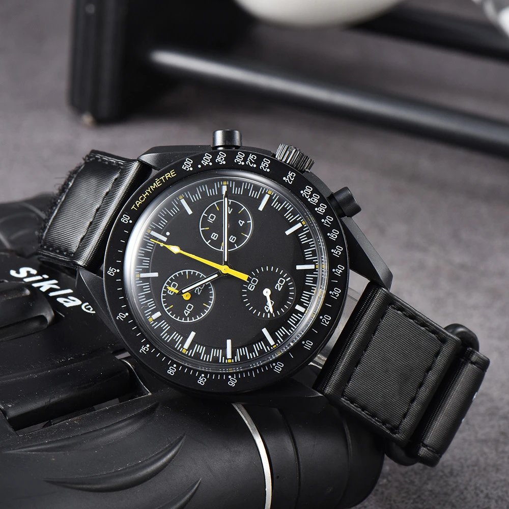 Unbranded Watches Tachymeter Chronograph-Style Quartz Watch — 7