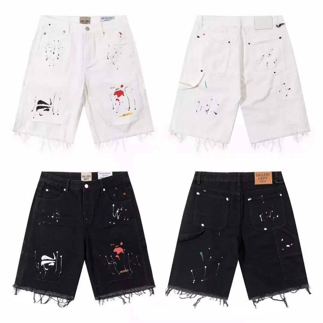 Gallery Dept. Trousers Elastic-Waist Drawstring Sweatpants — D25 white