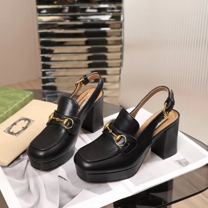 Gucci High Heels Platform Slingback Horsebit image 4