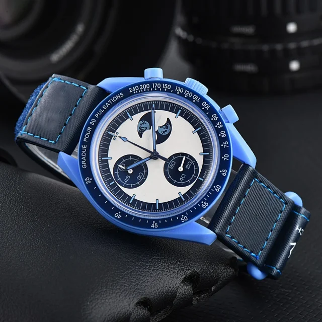 Unbranded Watches Tachymeter Chronograph-Style Quartz Watch product detail image 3