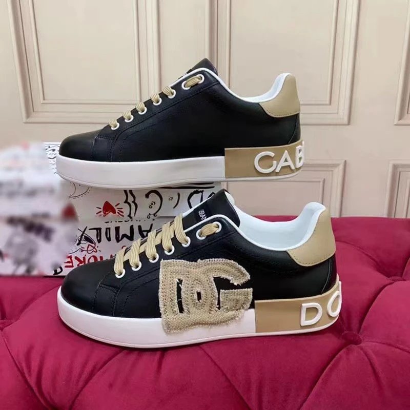 Dolce & Gabbana Sneakers Velcro Strap Shell-Toe — 28