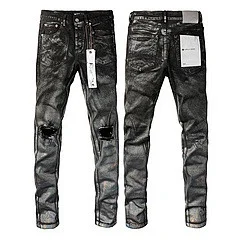 Purpul Jeans Slim distressed paint-splatter product detail image 25