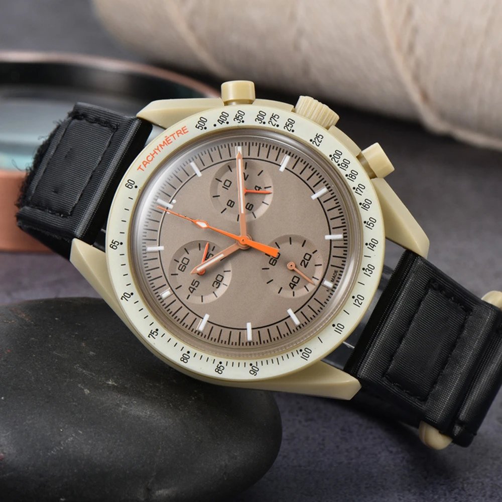 Unbranded Watches Tachymeter Chronograph-Style Quartz Watch — 13