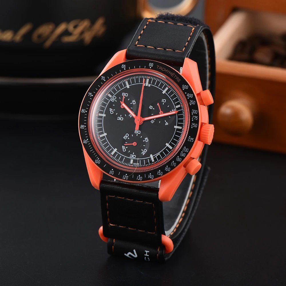 Unbranded Watches Tachymeter Chronograph-Style Quartz Watch — 2