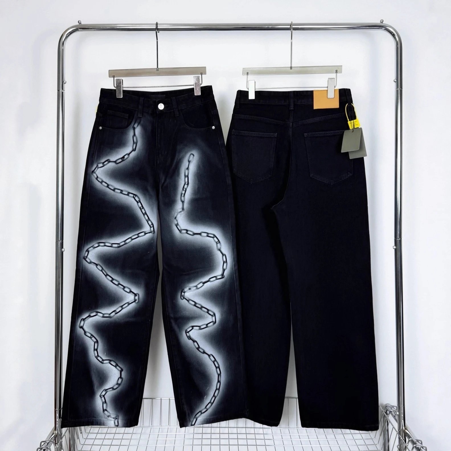 Unbranded Jeans Five-pocket denim in assorted washes and leg cuts image 5