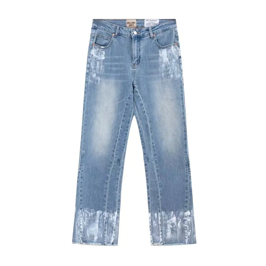 Gallery Dept. Trousers Elastic-Waist Drawstring Sweatpants — d 21 Blue