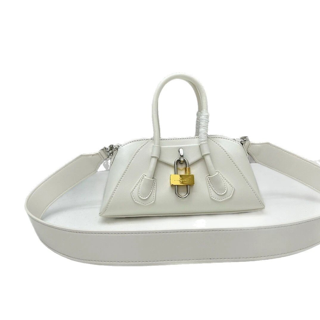 Givenchy Handbags Top-handle padlock-detail bag image 5