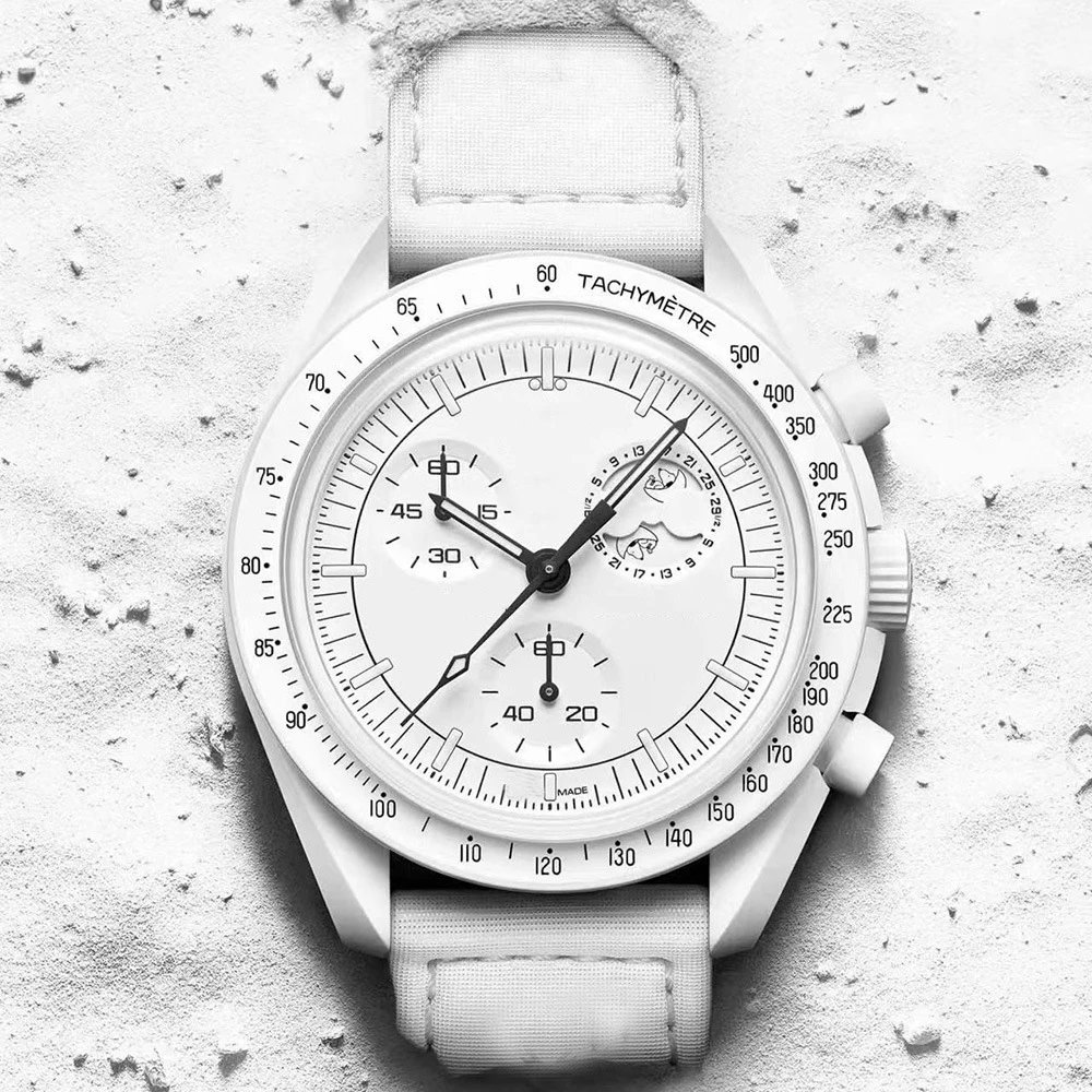 Unbranded Watches Tachymeter Chronograph-Style Quartz Watch — 1