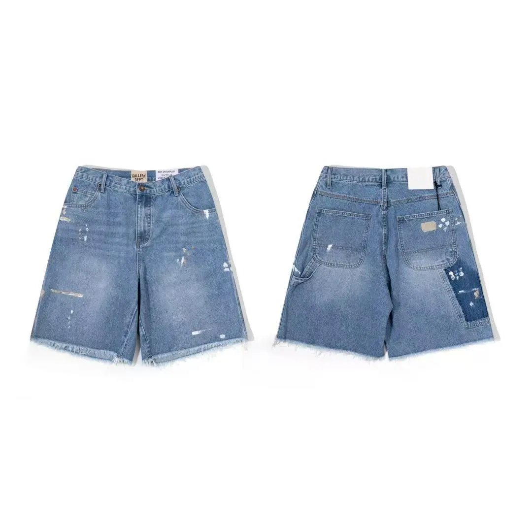Gallery Dept. Trousers Elastic-Waist Drawstring Sweatpants — D23 blue