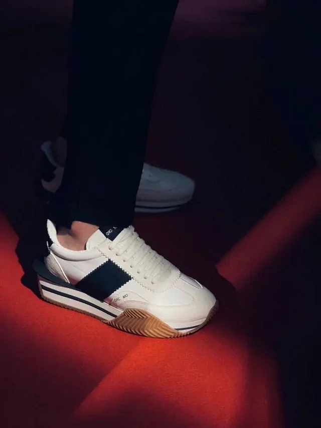 Unbranded Sneakers Low-top lace-up with striped platform soles product detail image 18
