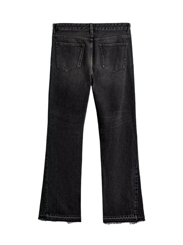 Unbranded Jeans Straight-leg with raw hems product detail image 5