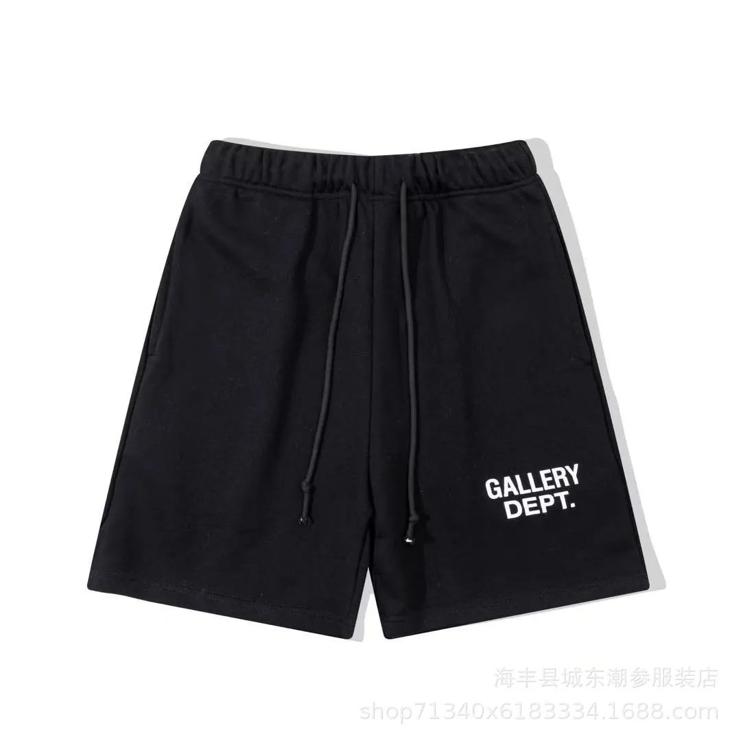 Gallery Dept. Trousers Elastic-Waist Drawstring Sweatpants — D29 black