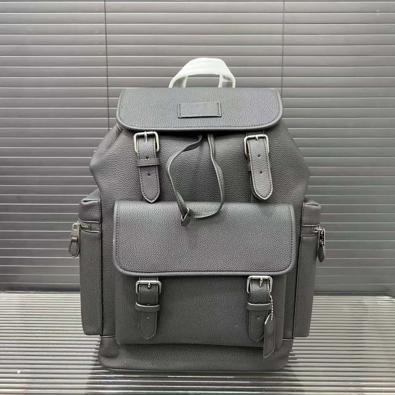 Coach Backpacks Flap backpack with buckle straps and front pocket image 4