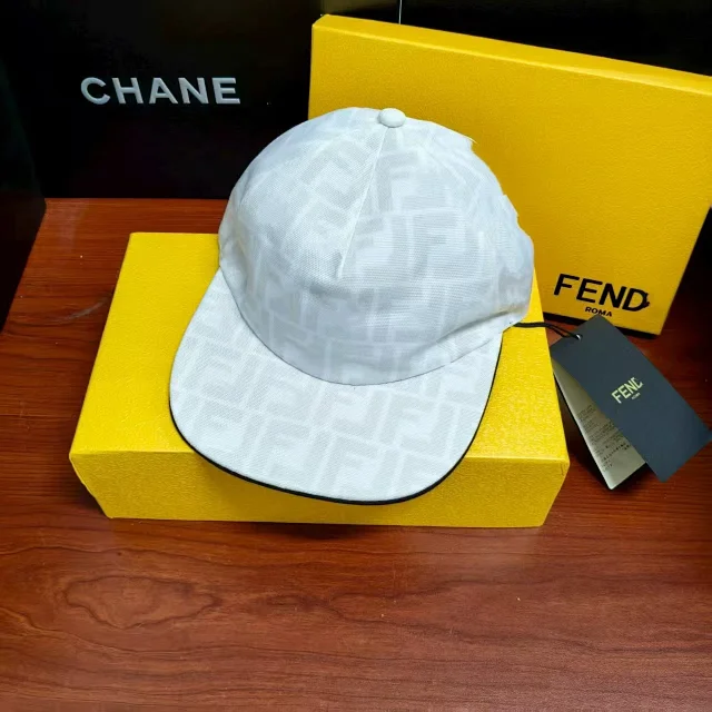 Fendi Hats FF Monogram Baseball Cap product detail image 2