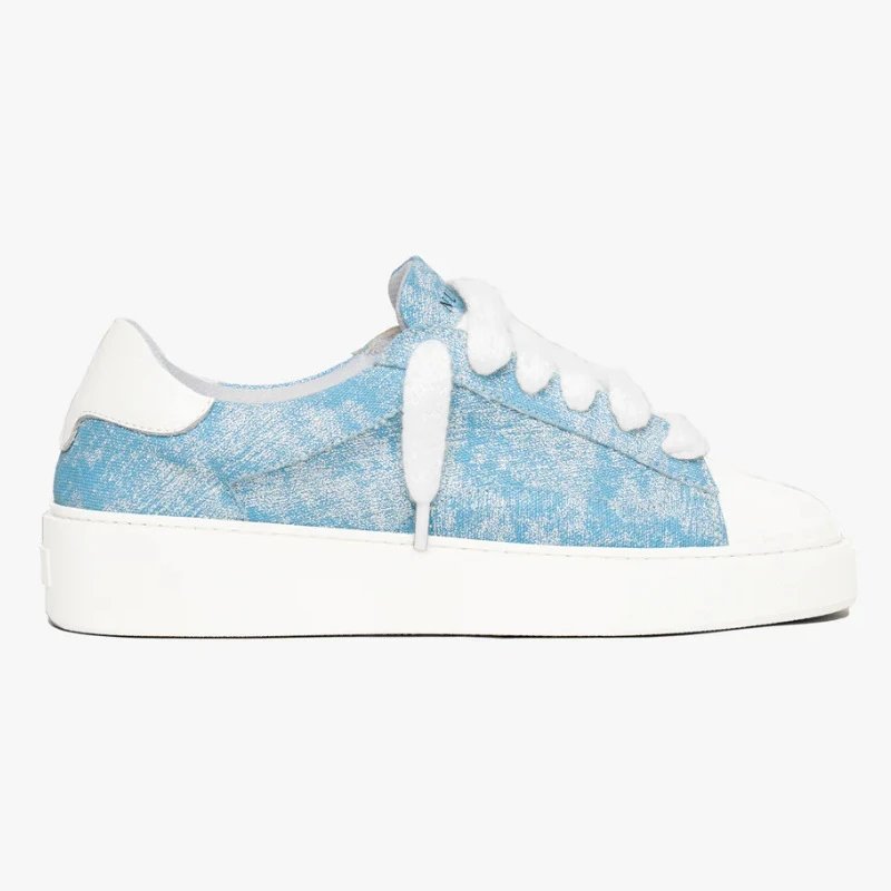 Numeris Sneakers Platform Shell-Toe — Aqua (Lake Blue)