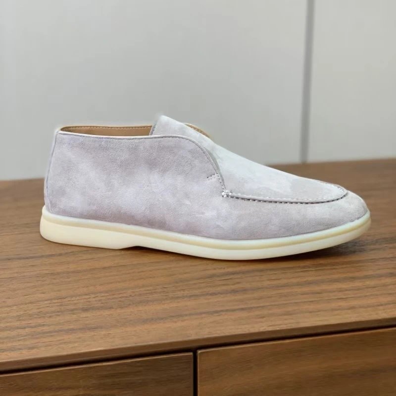 Unbranded Casual Shoes Slip-on moc-toe ankle — Ash