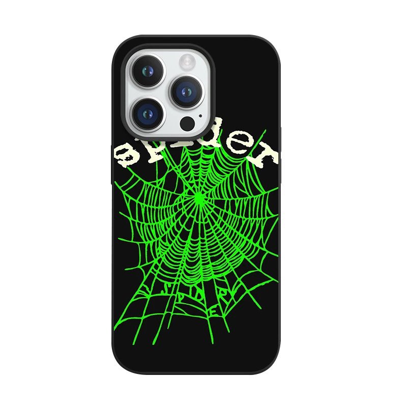 Unbranded Phone Cases Spiderweb Graphic — Large Hole Frosted Soft Black—ZJ Payment 2