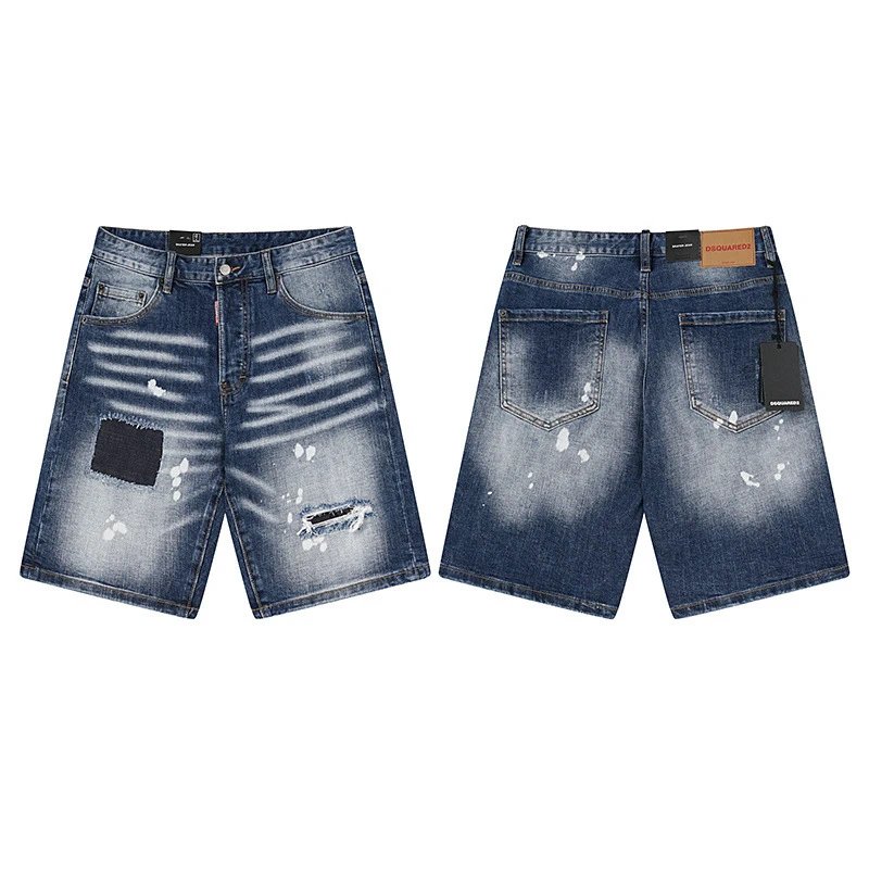 Dsquared2 Shorts Distressed washed denim image 2