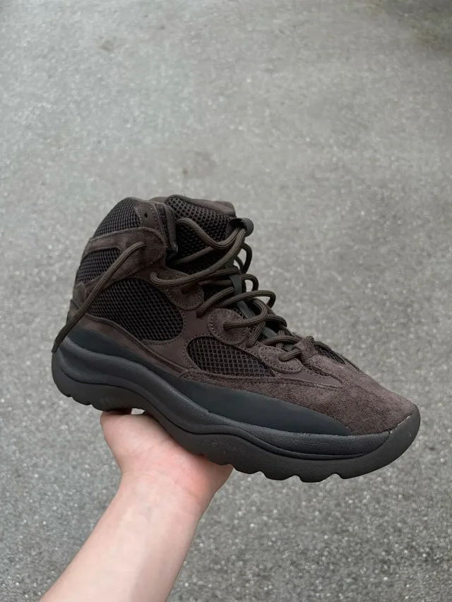 Unbranded Sneakers High-top mesh and suede chunky sole product detail image 3