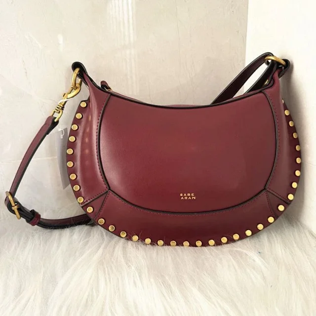Sabe Aran Shoulder Bags Studded Half-Moon Bag product detail image 2