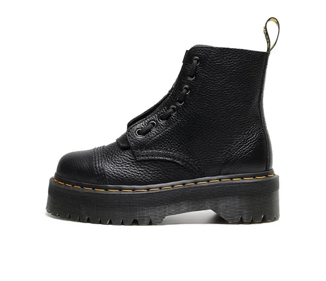 Dr. Martens Boots Platform ankle with front zip and laces product detail image 2