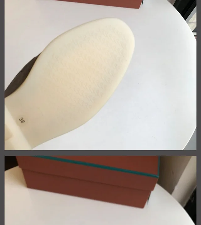Unbranded Slippers Suede Loafer Mules with Metal Ornament product detail image 3