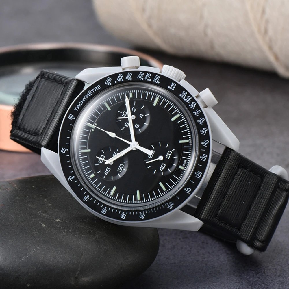 Unbranded Watches Tachymeter Chronograph-Style Quartz Watch — 8
